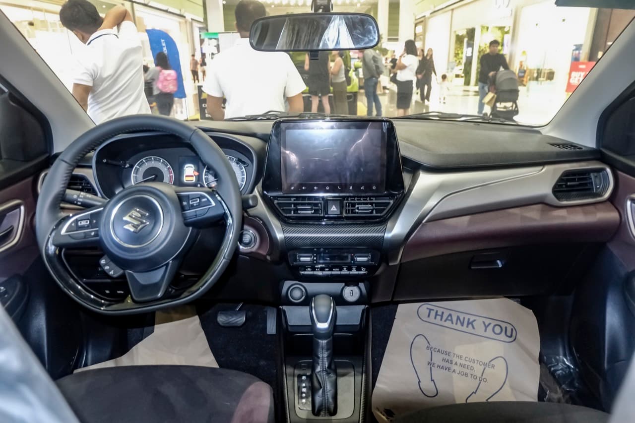 Suzuki Fronx interior — dashboard and touchscreen