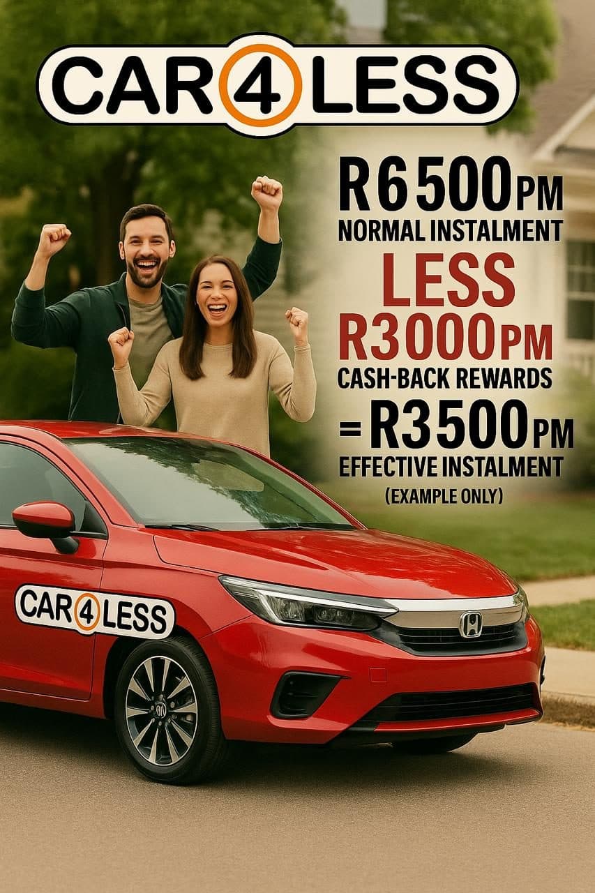 A couple celebrating their Car4Less saving