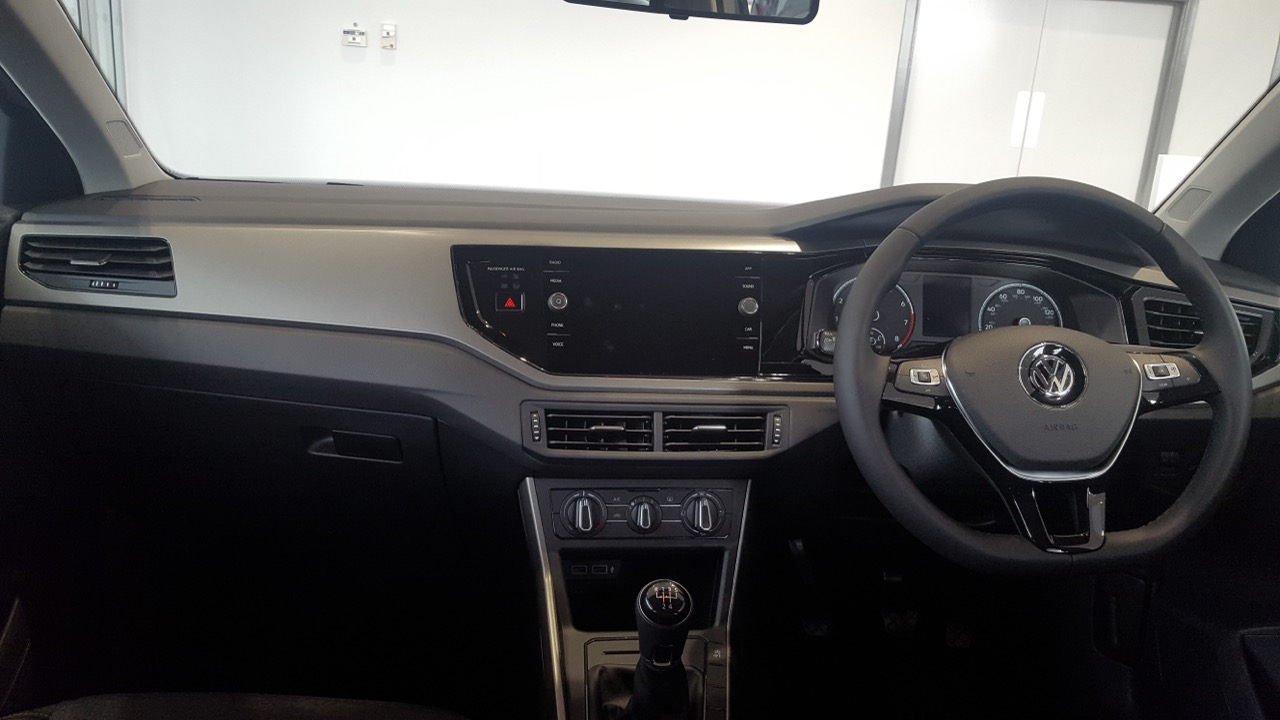 Volkswagen Polo interior and dashboard